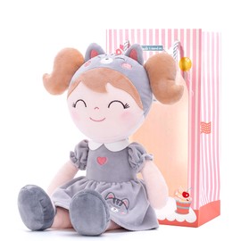 Gloveleya Baby Doll Girl Gifts Cloth Dolls Plush Toy Light Blue 16 Inches with Gift Box