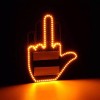 Genera Luz Led Dedo Carro Dif. Estilos: Alto, Dedo Medio,