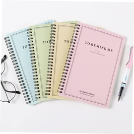 Operitacx 4 Stück Notizblöcke Erinnerungsbuch Notizbücher Personalisierter Tagebuch-notizblock Reisetagebuch Notizbuch Mit Seitenspirale Spule Buch Wenig Frisch Reisen