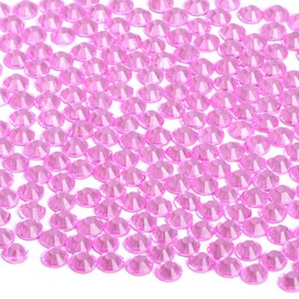2880 Pieces SS6 Lt. Rose Hotfix Rhinestones Flatback Round Crystal Glass Rhinestones Gems for Crafts Nail Face Art Clothes Shoes Bags DIY
