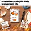 70pcs Fall Painting Stencils, 3x3in Thanksgiving Reusable Autumn Templates for