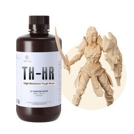 RESIONE Tough 3D Printer Resin – TH-HR High-Resolution Tough Resin with Excellent Printability, Easy to Clean, Stable Composition, ABS-Like with Low Shrinkage & for LCD/MSLA/DLP Printers