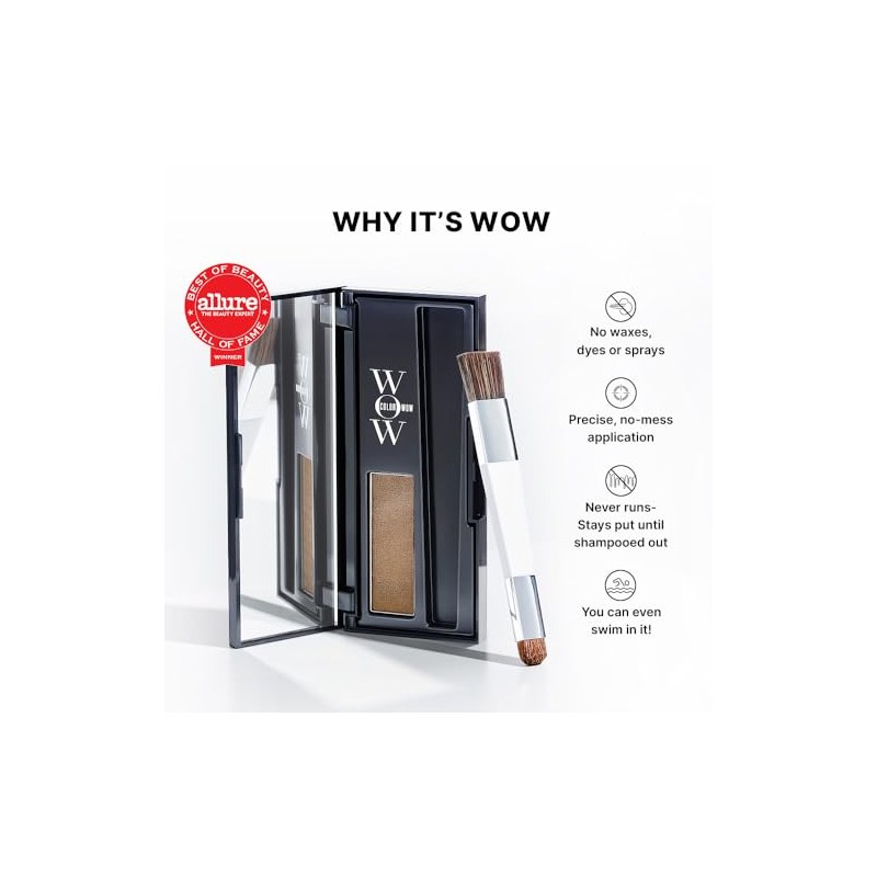 Color WOW Root Cover Up, Marrón medio, 2,07 cm