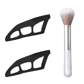 Boluoboluomi 3 Pieces Eyeshadow Tools, 2025 New Eyeshadow Guide Tool, Eye Makeup Aid with Makeup Brush, Eyeshadow Stencils for Eyes, Eyeliner Stencil for Women and Girls