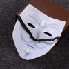 GUGELIVES Anonymous Guy Mask White