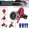 MiJunHD 1Pc Universal Adjustable Fuel Pressure Regulator with 1Pc Oil