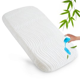Baby Bassinet Mattress Pad Compatible with Lotus Travel Crib and Baby Bjorn Travel Crib, Waterproof Replacement Pad with Removable & Washable Mattress Cover