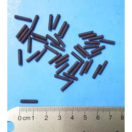Unbranded 20PCs SOCKET SET SCREW , SIZE: 4-40 X 1/2 INCH  , BLACK