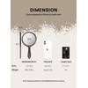 OMIRO Hand Mirror, Double-Sided Handheld Mirror 1X/3X Magnifying Mirror with