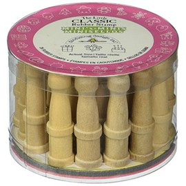 Caron Hampton Art Little Classic Mini 26-Piece Stamp Set, Doodlebug Every Occasion Icons