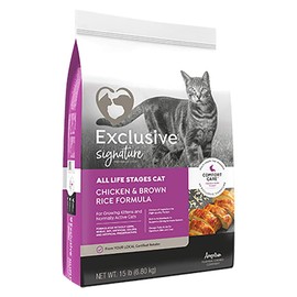 Exclusive | Signature All Life Stages Chicken & Brown Rice Comfort Care | Cat Food | 15 Pound (15 lb.) Bag