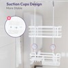SWTYMIKI Shower Caddy Hanging Organizer - Over the Door Shower