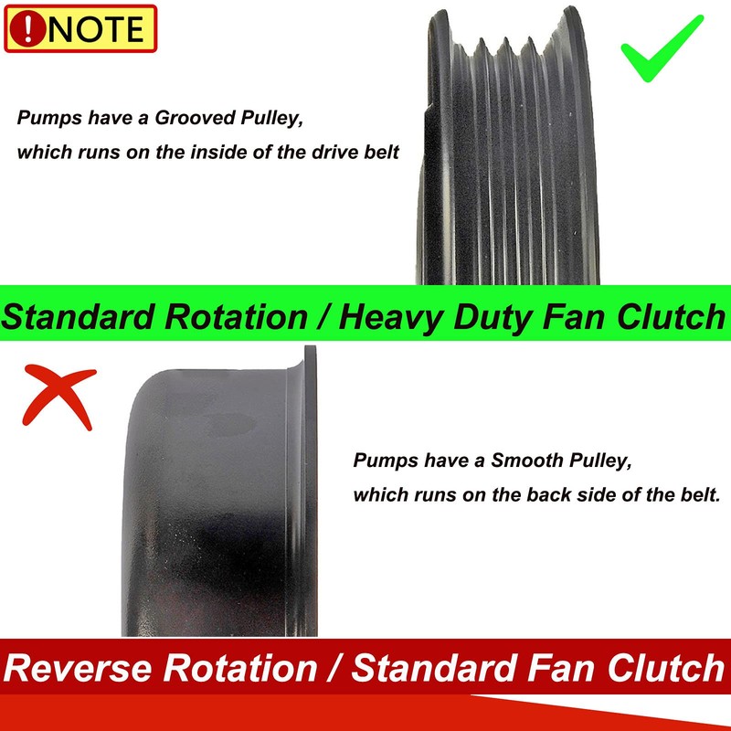 Heavy Duty Cooling Fan Clutch Replacement for Dodge Ram 2500