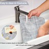 Counfeisly Vinyl Placemats Set of 8, Easy Clean Woven Vinyl