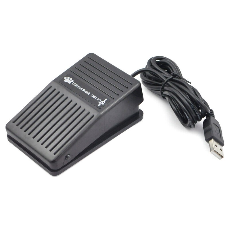 iKKEGOL USB Foot Switch Single Pedal ONE Control Action HID