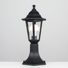 Traditional Black IP44 Outdoor Garden Lamp Post Lantern Light