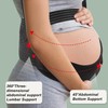 GLIDESMOOTH Pregnancy Belly Band, Shoulder Strap Belly Support Brace, Pregnancy