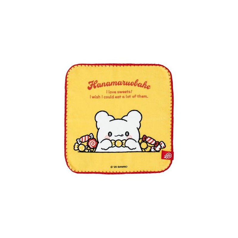 Sanrio 485292 Petite Towel Hanamaru Ghost 100% Cotton