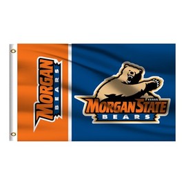 College Flag Morgan State Outside 3x5 Compatible with Bears,Double Sided University Banner