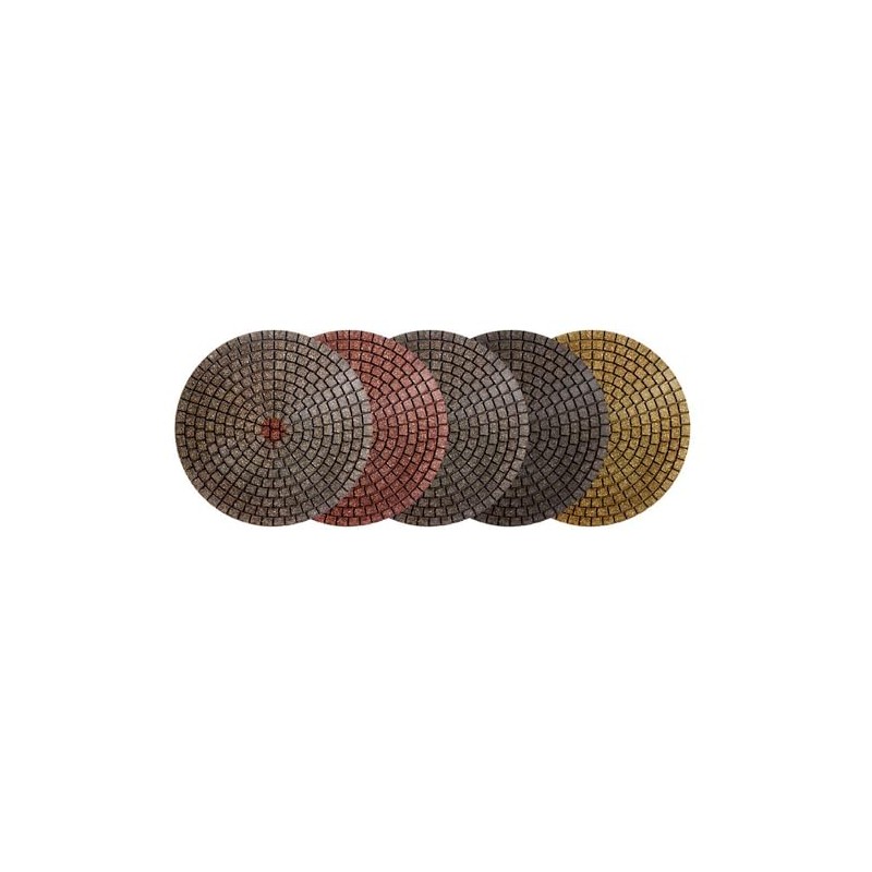 4" Alpha Ceramica EX Diamond Polishing Pad - Set of