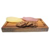 EcoDecors, Teak Cutting Board 10"x6", Reversible Compact Teak Wood Edge