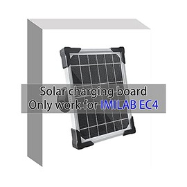 IMILAB Solar Charger for EC4 Camera, IP66 Weatherproof, 3.5 W High Performance Solar Panel, Only for EC4 Outdoor Cameras (Solar Panel)