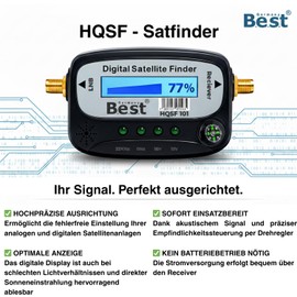 Digital Satellite Finder LCD Compass Astra Hotbird Meter