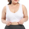 Women's Maternity Plus Size Wireless Bra Comfortable Black/4XL