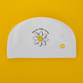 Aquus Urethane Coated Swim Cap Daisy ACPU38A22 / 아쿠스 우레탄 코팅 수모 데이지 ACPU38A22