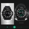 LED Sports Watch Electric Luminous Shook Proof Multi Function Quartz