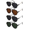Edge I-Wear Flat Top Aviator Sunglasses for Men Pilot Sunglass