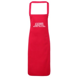 Hippowarehouse Caution! Cranky, Old Model Builder Apron kitchen cooking painting DIY onesize adult