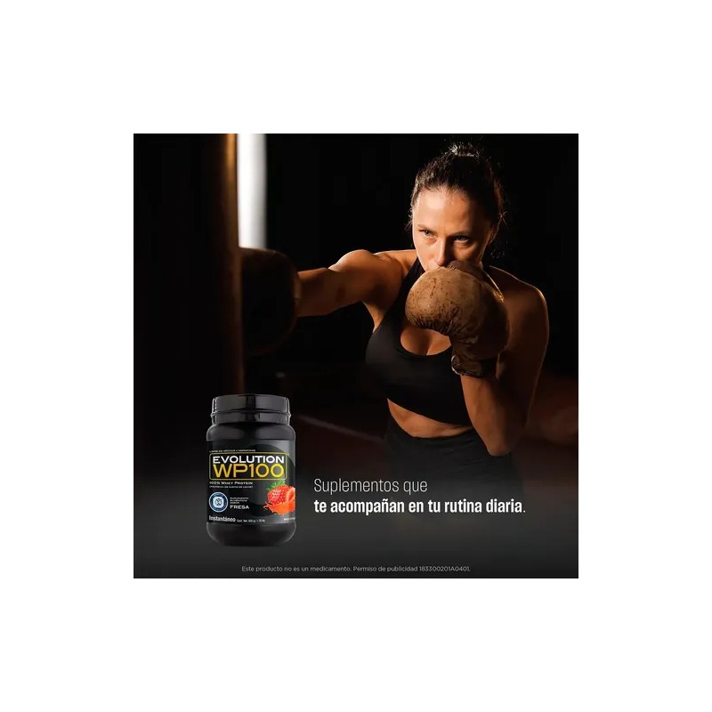 Evolution Proteina Suero De Leche (whey) Wp100 800 G Fresa