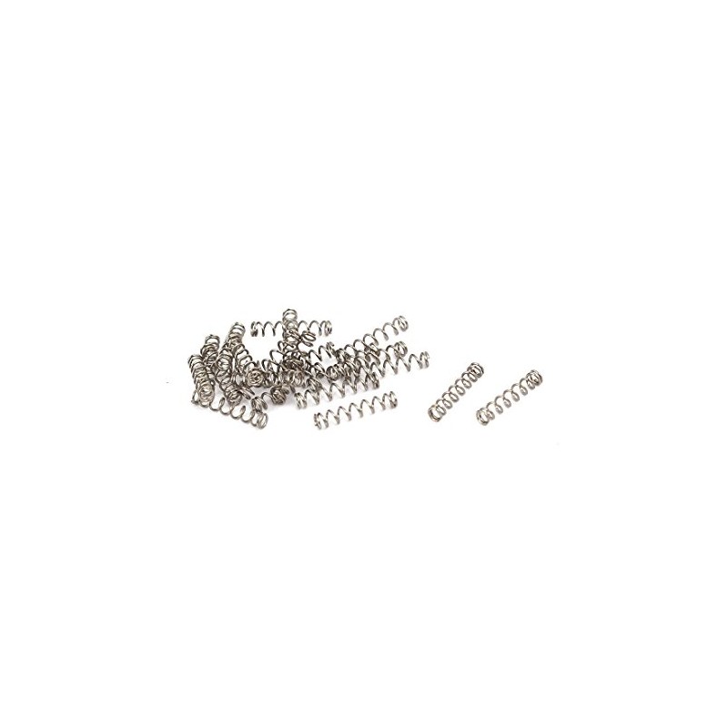 TA-VIGOR 20Pcs Compressed Spring, 2mm OD,0.3mm Wire Size,10mm Free Length