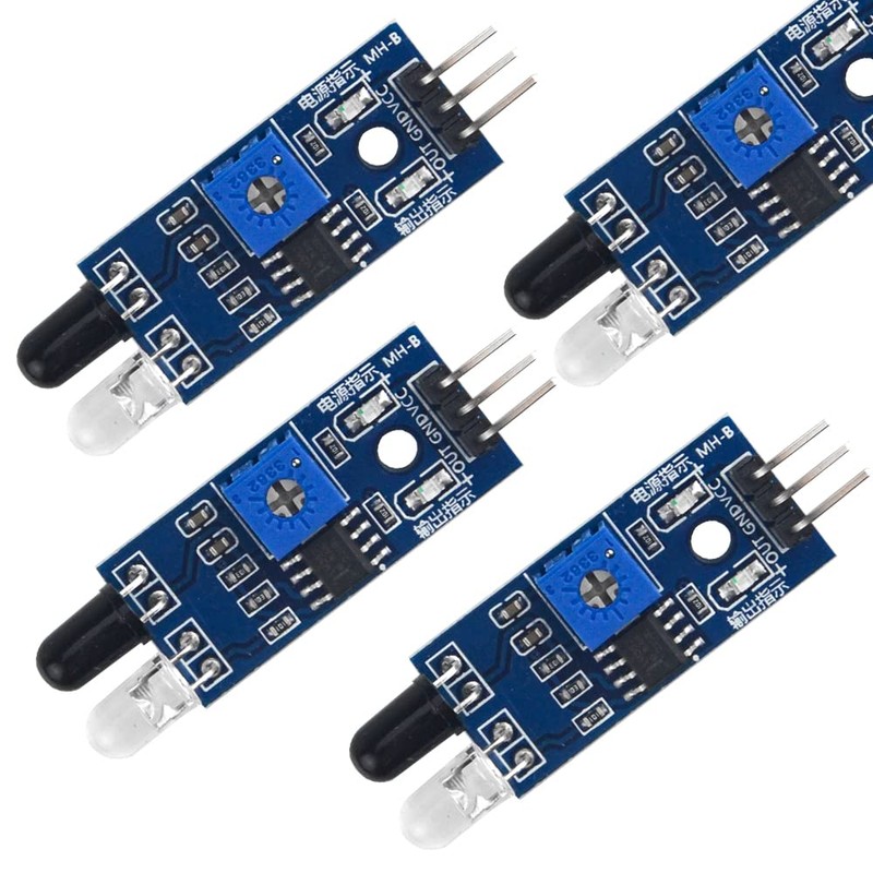 WMYCONGCONG 20pcs IR Infrared Obstacle Avoidance Sensor Module for Arduino