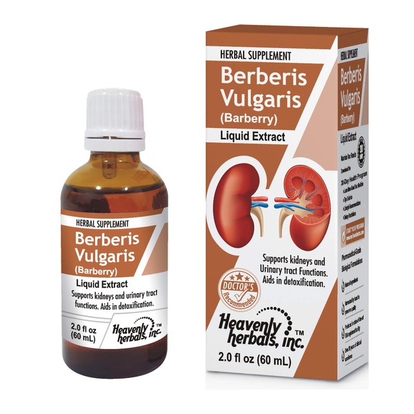 Stones Dissolver - Berberis Vulgaris Drops - Supports Kidneys & Urinary Tract Functions | Aids in Detoxification | Natural Herbal Supplement - 2. fl oz by WellnessHerbs Ships from USA.