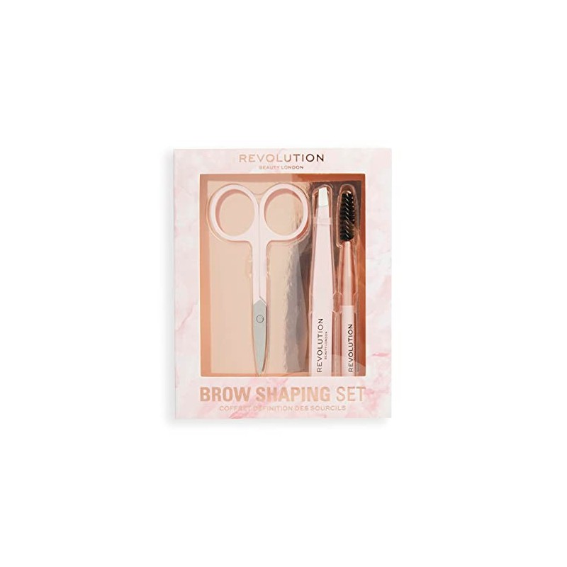 Revolution Beauty London, Brow Shaping Set, Eyebrow Grooming Kit, 3