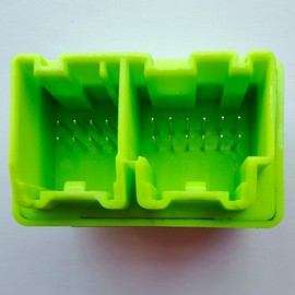 SGW - Dongle de derivación de 8 pines+12 pines, 2018+ FCA Vehículos OBD, módulo de puerta de enlace de seguridad, enchufe verde