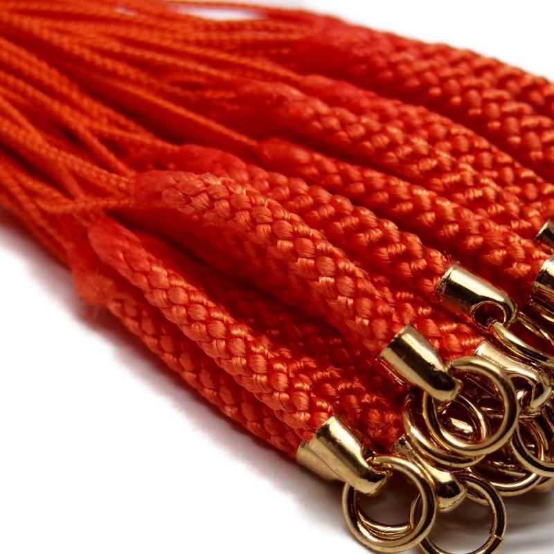 Rayon Can (Gold Plated), Set of 10, Netsuke Cord for