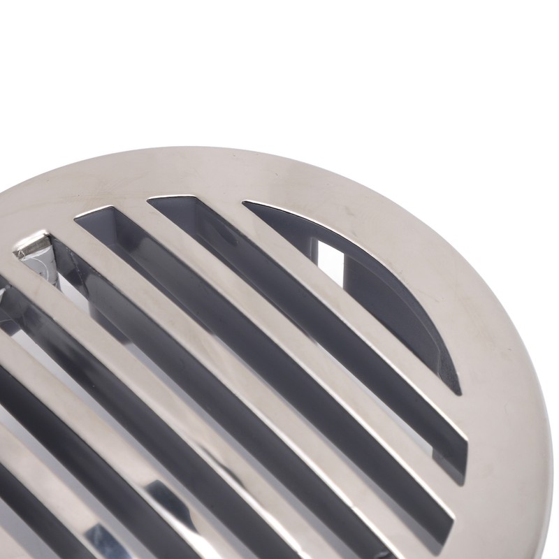 4pcs Stainless Steel Air Vents Louvered Grille Cover Vent Hood
