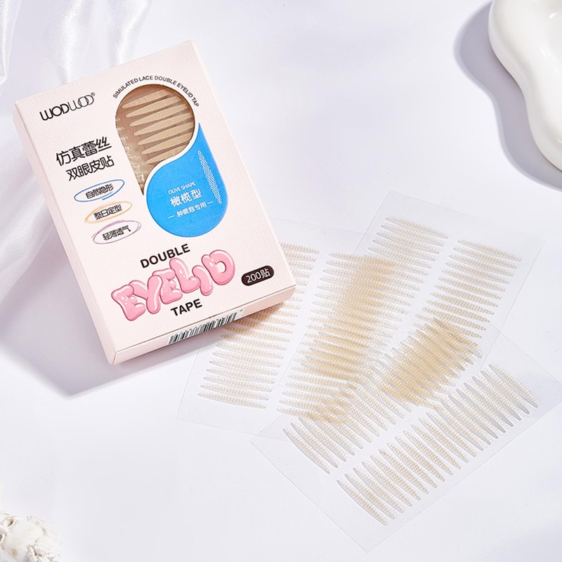 Wirwody 二重まぶたグッズ 二重まぶたテープ ナチュラル 目立たない 長時間キープ 初心者向け 簡単 テープ メイク上から貼れる