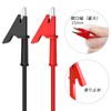 Cleqee Test Leads Alligator Clip 4mm Banana Plug for Multimeter