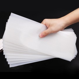 Perfeclan 100x Thermal Glue Strips Back 2mm Width, 11inch Book Binding Repair Binder Binding Machine Supplies Material