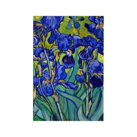 CafePress Van Gogh Irises 1889 Rectangle Magnet, 3"x2" Refrigerator Magnet