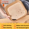 Air Fryer Disposable Paper Liner Square 9 Inch, 125 Pcs