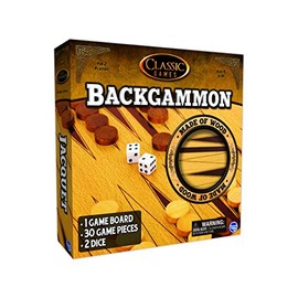 TCG Toys Solid Wood Backgammon, 10", 1032