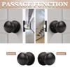 Probrico Door Knobs Interior, Closet Door Knobs, Passage Door Handles,