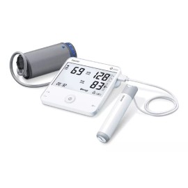Beurer Tensiómetro De Brazo Con Bluetooth Y Electrocardiograma Bm95 Color Blanco