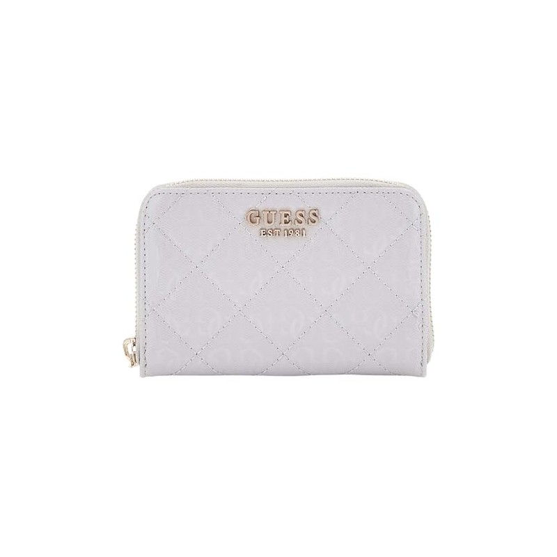 GUESS Laurel SLG Medium Zip Around Wallet M Lavender Grey,