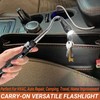 Magnetic Pickup Tool with LED Light, Telescoping Magnet Flashlight With